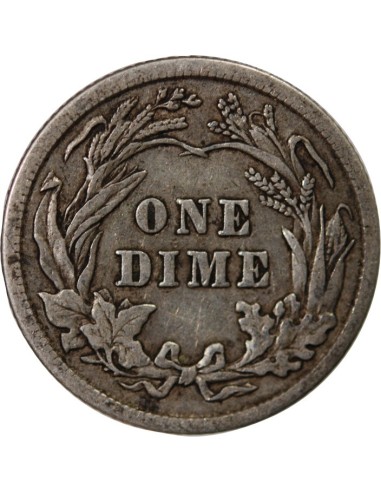 Etats Unis d'Amérique 10 Cents, Barber Dime - 1892-1916