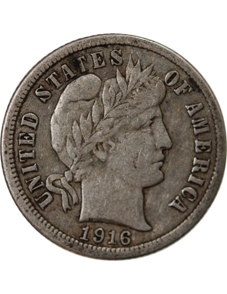 Etats Unis d'Amérique 10 Cents, Barber Dime - 1892-1916
