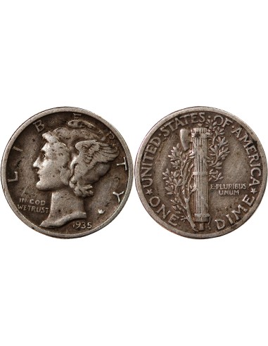 Etats Unis d'Amérique 10 Cents, Mercury Dime - 1916 / 1945