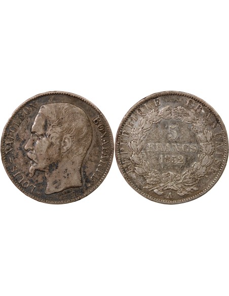 5 Francs 1853-1859 - Ateliers variés - Louis-Napoléon Bonaparte