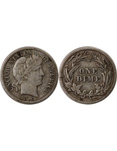 Etats Unis d'Amérique 10 Cents, Barber Dime - 1892-1916
