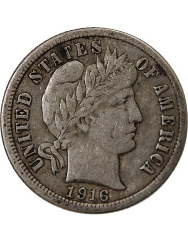 Etats Unis d'Amérique 10 Cents, Barber Dime - 1892-1916