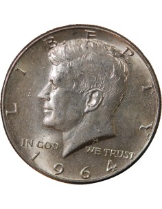 Etats Unis d'Amérique 1/2 Dollar Argent, Kennedy - 1964 2