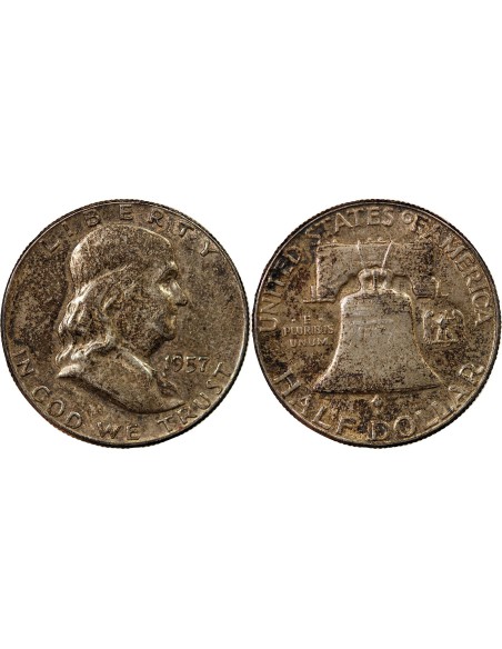 Etats Unis d'Amérique 1/2 Dollar Argent, Franklin - 1948 / 1963