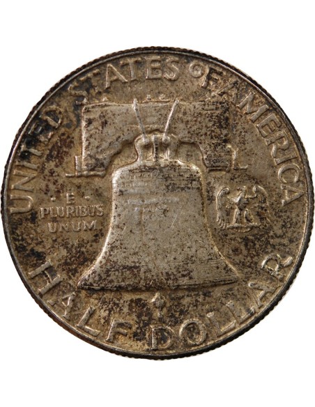 Etats Unis d'Amérique 1/2 Dollar Argent, Franklin - 1948 / 1963