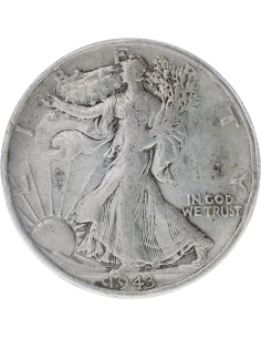 USA 1/2 Dollar Liberty Walking