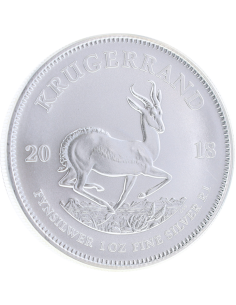 Afrique du Sud Once, 1 Krugerrand Argent - 2018
