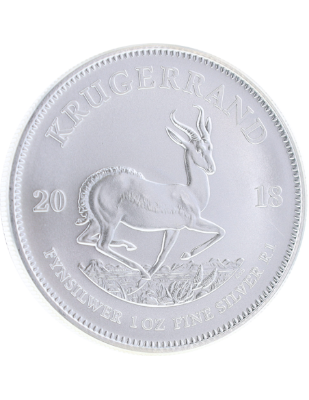 Afrique du Sud Once, 1 Krugerrand Argent - 2018