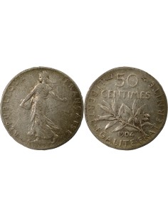 France Semeuse - 50 Centimes 1904