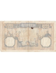 Cérès et Mercure 1000 francs 1938 2