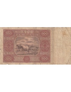 Pologne 100 zlotych 1947 2