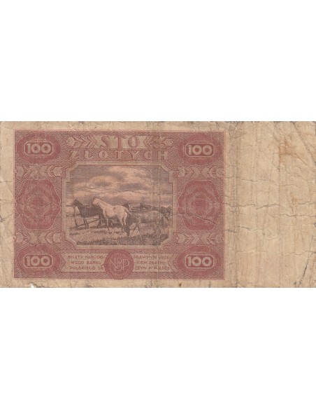 Pologne 100 zlotych 1947