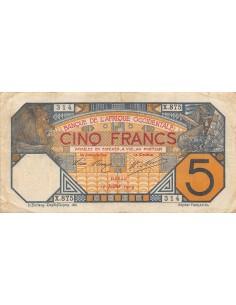 B A O 5 francs 1919