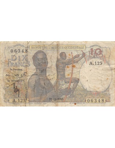 B A O 10 francs 1953
