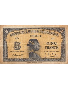B A O 5 francs 1942