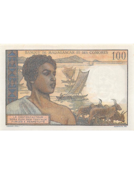Comores 100 francs 1963