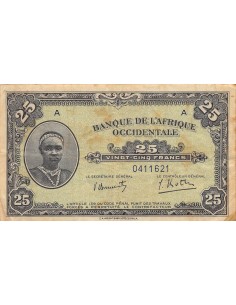B A O 25 francs 1942