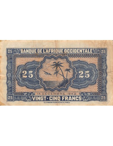 B A O 25 francs 1942