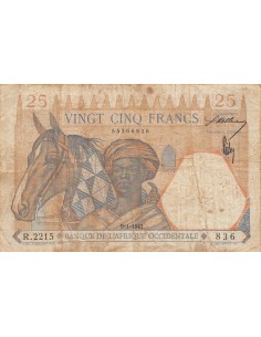 B A O 25 francs 1942