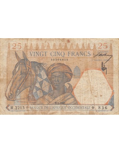 B A O 25 francs 1942