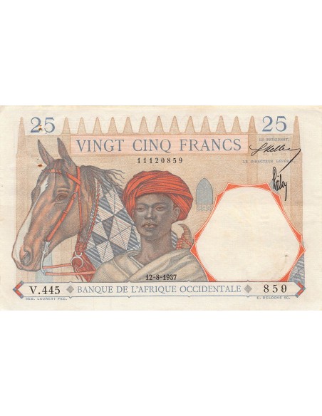 B A O 25 francs 1937