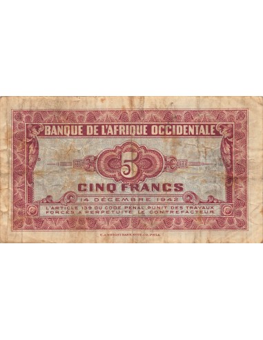 B A O 5 francs 1942