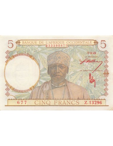 B A O 5 francs 1943