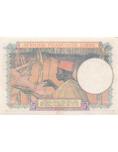 AEF 5 francs 1941