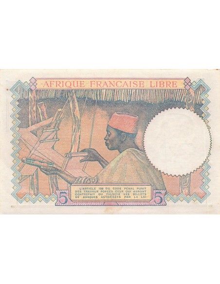AEF 5 francs 1941