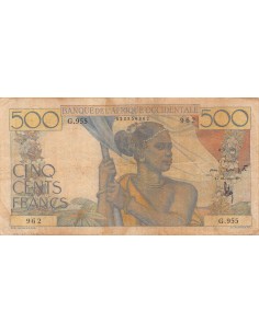 B A O 500 francs 1951