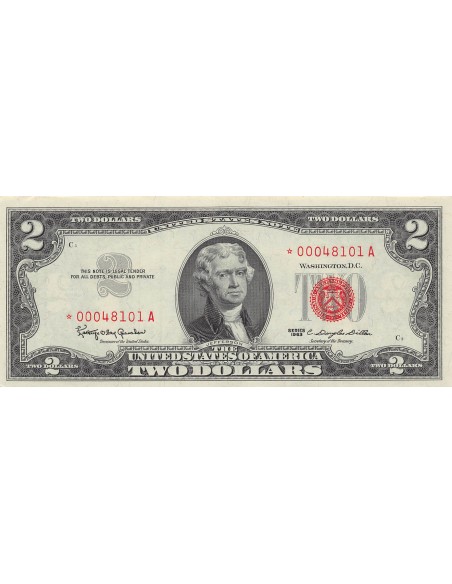USA 2 dollars 1963