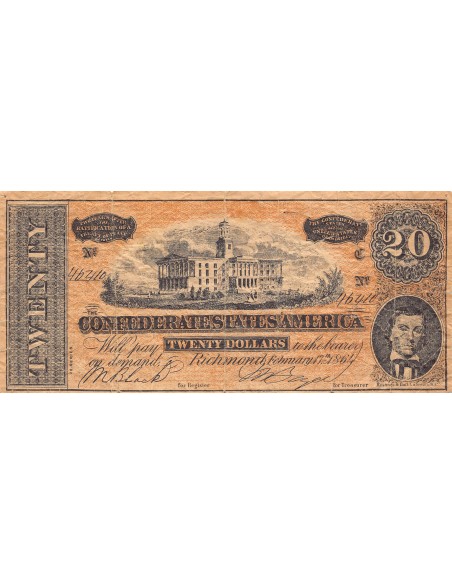 USA 20 dollars 1964
