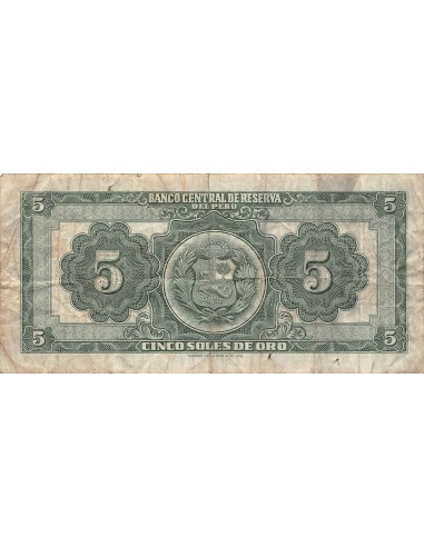 Pérou 5 soles 1954