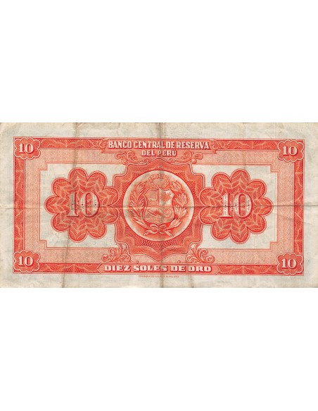 Pérou 10 soles 1955