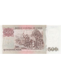 Chili 500 pesos 1987 2