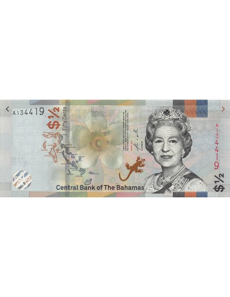 Bahamas 50 cents 2019