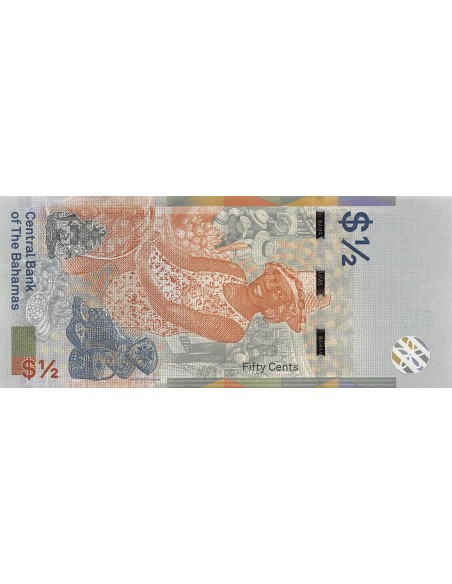 Bahamas 50 cents 2019