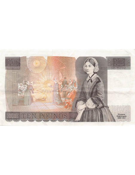 Reine d'Angleterre et du Commonwealth 10 pounds 1984