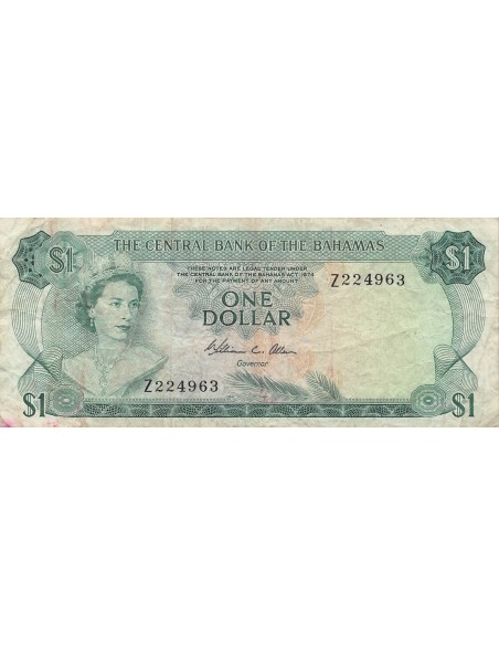 Bahamas 1 dollar 1974