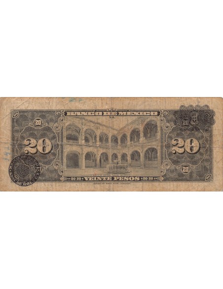 Mexique 20 pesos 1950