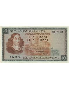 Afrique du Sud Jan Van Riebeeck 10 rand 1967