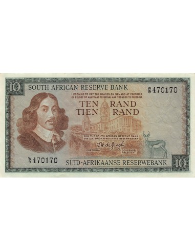 Afrique du Sud Jan Van Riebeeck 10 rand 1967