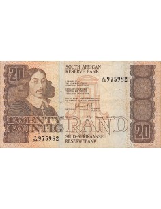 Afrique du Sud Jan Van Riebeeck 20 rand 1984
