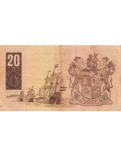 Afrique du Sud Jan Van Riebeeck 20 rand 1984 2