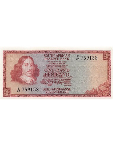 Afrique du Sud Jan Van Riebeeck 1 rand 1975
