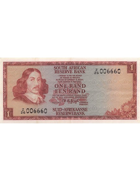 Afrique du Sud Jan Van Riebeeck 1 rand 1973