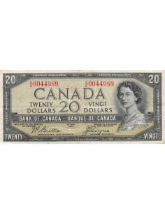 Canada 20 dollars 1954