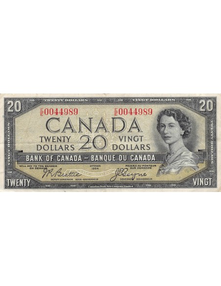 Canada 20 dollars 1954