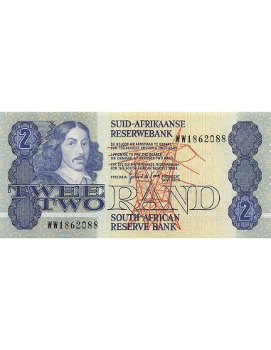 Afrique du Sud Jan Van Riebeeck 2 rand 1983