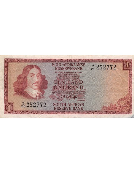 Afrique du Sud Jan Van Riebeeck 1 rand 1973